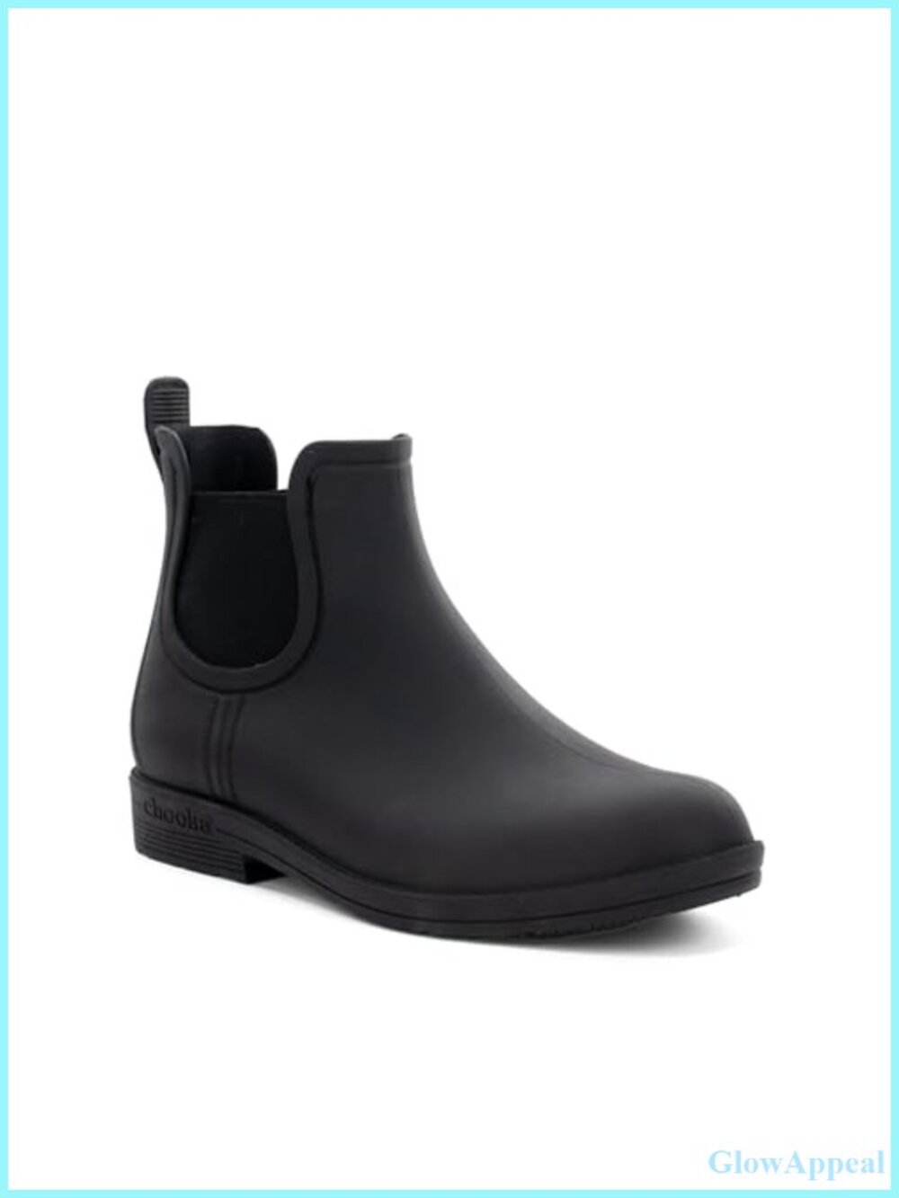 Waterproof Chelsea Ankle Rain Boots Memory Foam Insole
